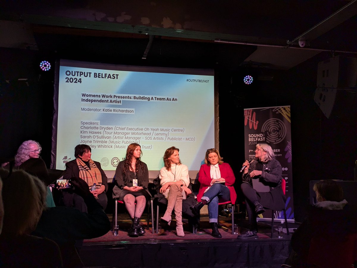 Oh Yeah Music Centre (@ohyeahcentre) on Twitter photo Women's Work Presents: Building A Team As An Independent Artist hosted by @kt_rich_music ft <a href="/charlottedryden/">charlottedryden</a> Sarah O'Sullivan <a href="/KimHawes10/">KimTM</a> Jayne Trimble & Beverley Whitrick <a href="/OutputBelfast/">Output Belfast</a> <a href="/SoundOfBelfast/">Sound Of Belfast</a> Women's Work Presents: Building A Team As An Independent Artist hosted by @kt_rich_music ft <a href="/charlottedryden/">charlottedryden</a> Sarah O'Sullivan <a href="/KimHawes10/">KimTM</a> Jayne Trimble & Beverley Whitrick <a href="/OutputBelfast/">Output Belfast</a> <a href="/SoundOfBelfast/">Sound Of Belfast</a>
