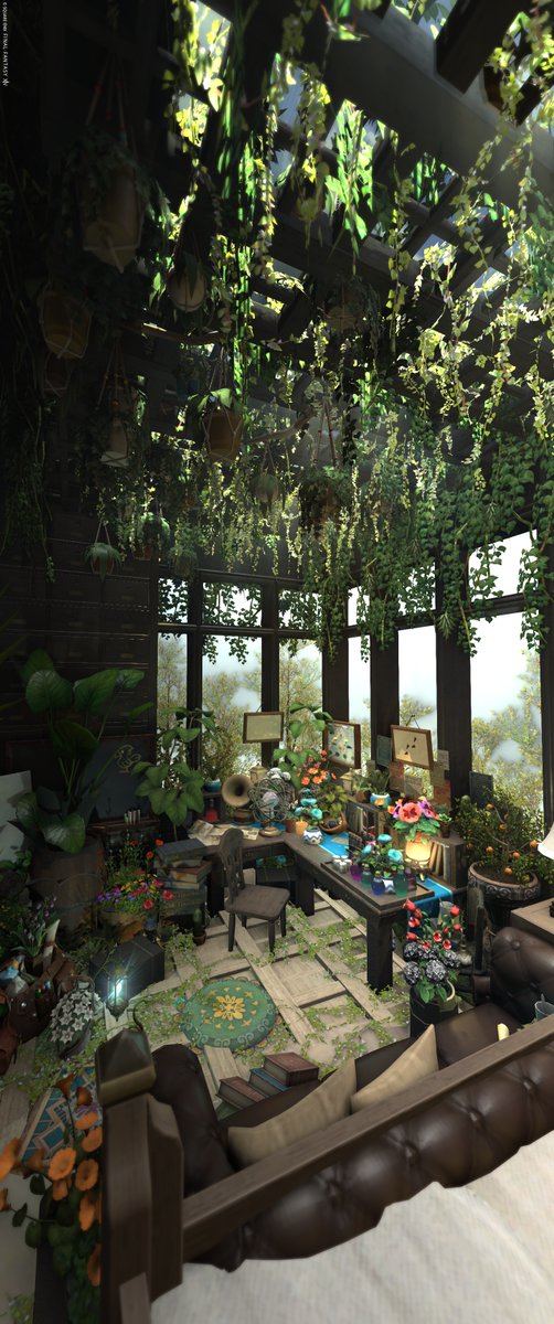 ボタニカルロフトも作ってみたけど天窓と相性が良い
天井もいいけど床に置いても悪くないな～