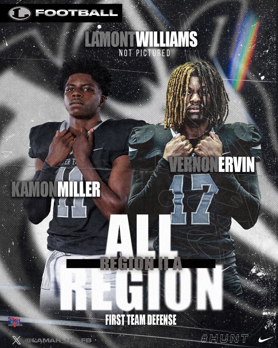 Congratulations to our 1st Team All Region Performers #HUNT 🐺