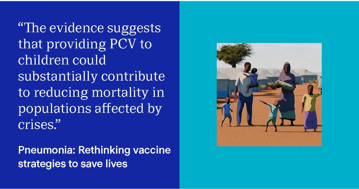 Pneumococcal conjugate #vaccines given to children via existing mass vaccination campaigns in crisis settings can protect against deadly infections and save lives. 💉🚑

📽️Watch this video now &amp; learn more 👇
bit.ly/3UHZVDs

#WorldPneumoniaDay2024 #WorldPneumoniaDay