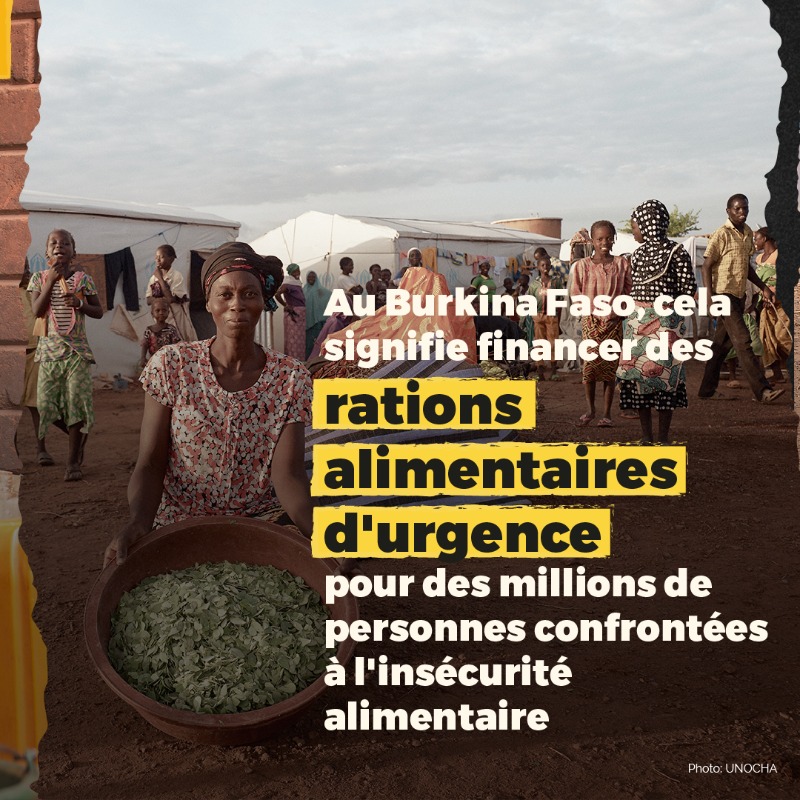 OCHABurkina's tweet photo. Alors que le #BurkinaFaso continue de faire face à la pire crise humanitaire de son histoire, l'insuffisance des financements se  traduit directement par des #ChoixImpossibles pour les acteurs humanitaires.

Un financement adéquat est une question de vie et de dignité.
