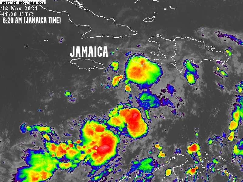 weatherjamaica's tweet photo. Code Red! The U.S. National Hurricane Center now gives the broad area of low pressure that's expected in the western Caribbean a high chance of developing into a tropical depression or storm, potentially named Sara. Jamaicans should stay informed &amp; be prepared, just in case. https://t.co/d2xm1Pwe0s