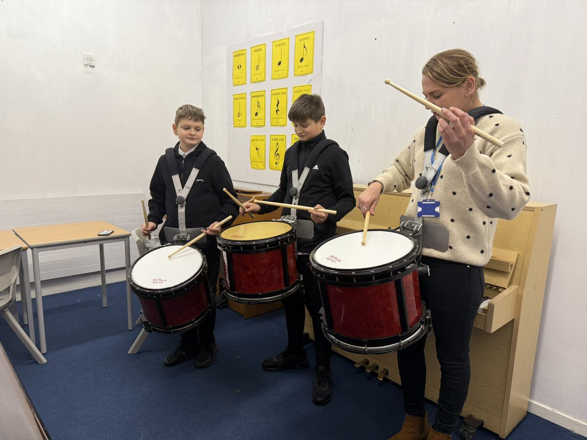 Some very excited youngsters at Perth Grammar this morning when these snare drums arrived. These drums were donated to us. If anyone else would like to make donations of pipes and drums they have going spare please get in touch. <a href="/Piping4Pupils/">Scottish Schools Pipes and Drums Trust - SSPDT</a>