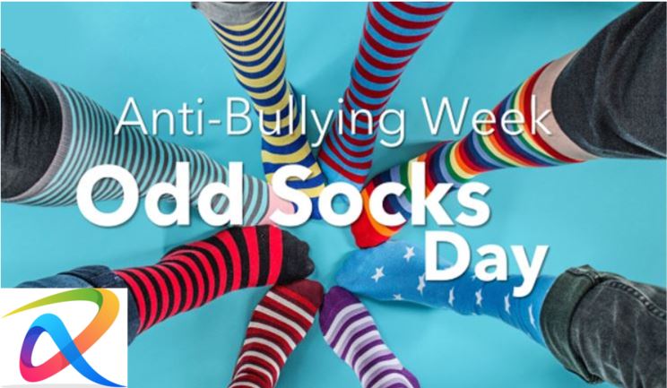 We are taking part in Odd Socks Day, part of Anti-Bullying Week. The theme for this year is 'Choose Respect', something we try to do at the Rainbow TSH and across the Trust, every day. #AntiBullyingWeek #OddSocksDay #ChooseRespect @rainbow_edu_mat