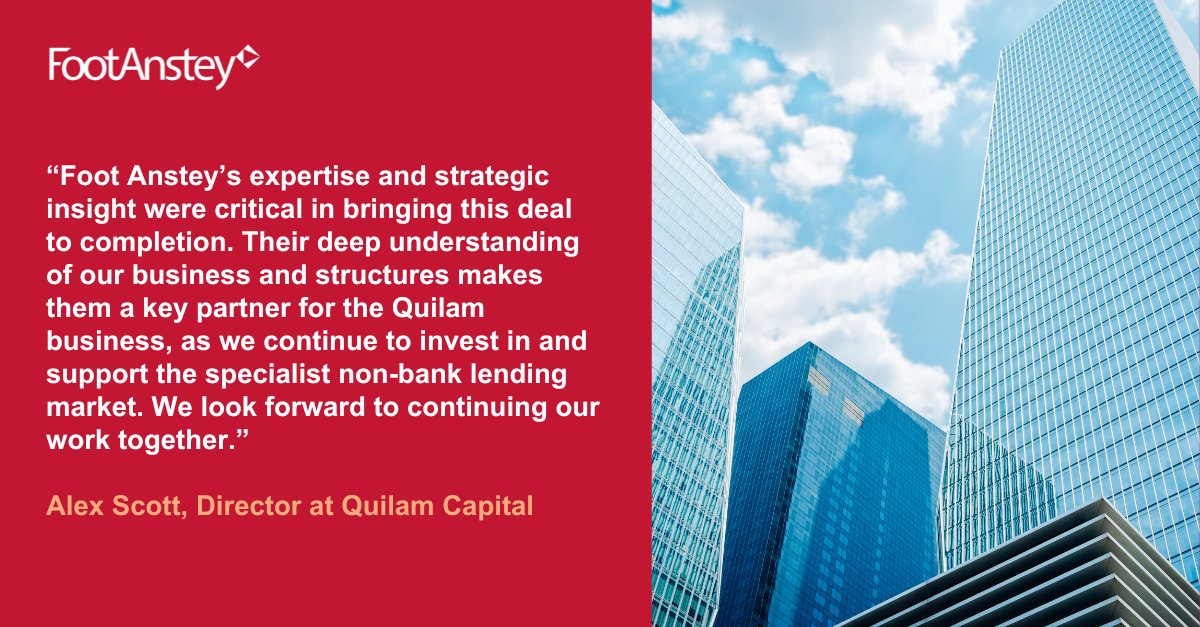 We're pleased to share that we've advised Quilam Capital on its investment in Newable Commerce, a specialist SME lender. loom.ly/E4XvIPE
