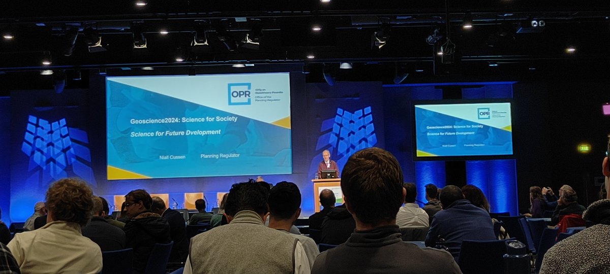 GSI Groundwater & Geothermal Unit (@gsigroundwater) on Twitter photo Session 2 'Science for Future Development' has just started with a keynote address from Niall Cussen, CEO <a href="/PlanningReg/">Office of the Planning Regulator</a> @Dept_ECC <a href="/GeolSurvIE/">Geological Survey IE</a> Session 2 'Science for Future Development' has just started with a keynote address from Niall Cussen, CEO <a href="/PlanningReg/">Office of the Planning Regulator</a> @Dept_ECC <a href="/GeolSurvIE/">Geological Survey IE</a>