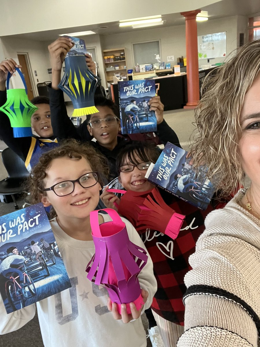 Our first 5/6 book club of the year! So proud of these readers! “No one is going to force you to, but if you don’t jump in, you’ll always think back on this moment and wish you had.” Ryan Andrews-This Was Our Pact <a href="/HeyRyanA/">Ryan Andrews</a> <a href="/HanoverMiddle/">Hanover Middle Sch</a> <a href="/hanovermspto/">Hanover Middle PTO</a>