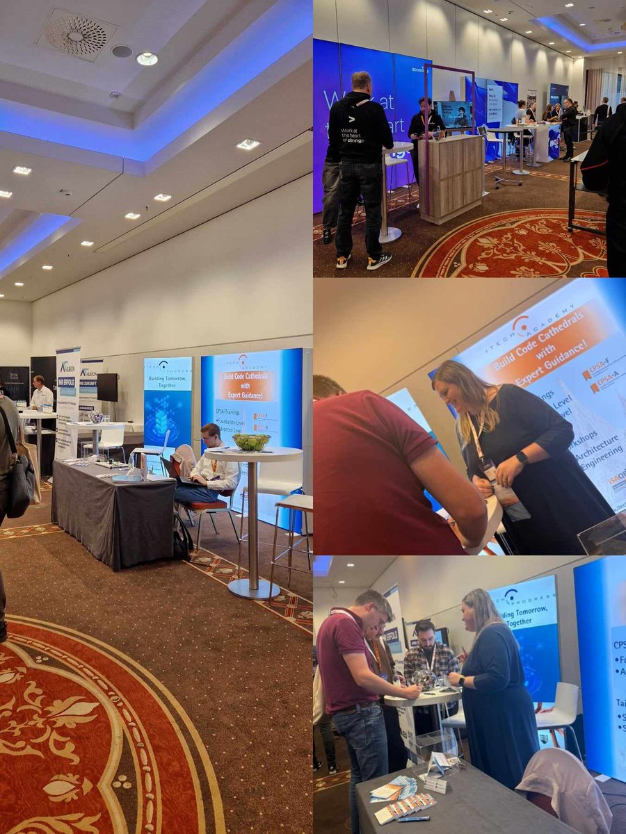 ITechProgress's tweet photo. ๐ Live from #SoftwareArchitectureGathering in Berlin!
#LiveFromSAG #Innovation #ITechProgress #SAGconf https://t.co/f1kVq95Vgn