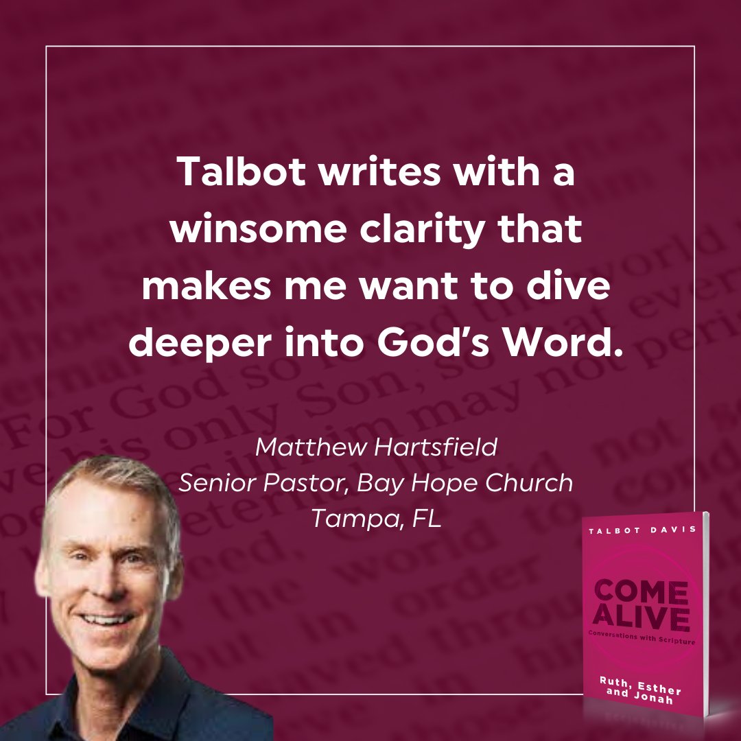 Come Alive Daily for 2 Samuel 15:15-22 in which we see unmistakable connections with the book of Ruth AND wherein I get a nice word from <a href="/mhartsfield/">Matthew Hartsfield</a>:  mailchi.mp/4e3a854329aa/c…  <a href="/Len_Wilson/">Len Wilson</a> <a href="/jonell_shelby/">Jonell Shelby</a> <a href="/jhaskinscabrera/">Jennifer Cabrera</a>