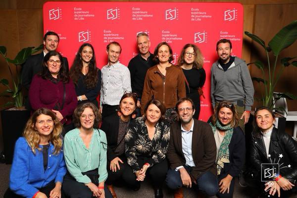 Superbes retrouvailles ce weekend pour les 100 ans de notre école <a href="/ESJLille/">ESJ Lille</a> la plus ancienne école  de journalisme d’Europe 🥳 paraît-il… 
#fierté #79eme