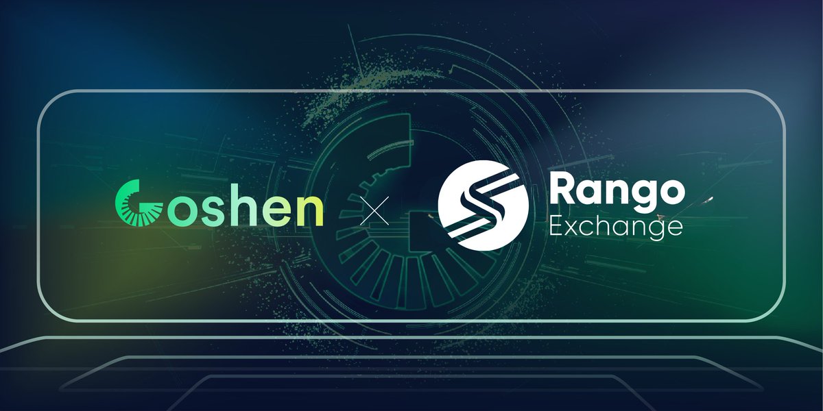 goshen_network's tweet photo. Collaboration incoming with @RangoExchange 🤝

Rango Exchange is a universal cross-chain DEX and bridge aggregator, enabling seamless asset swaps across 60+ blockchains with optimized routing for high liquidity and security. 🔥

Stay tuned for more details! 👀 https://t.co/76WvGPLZnY