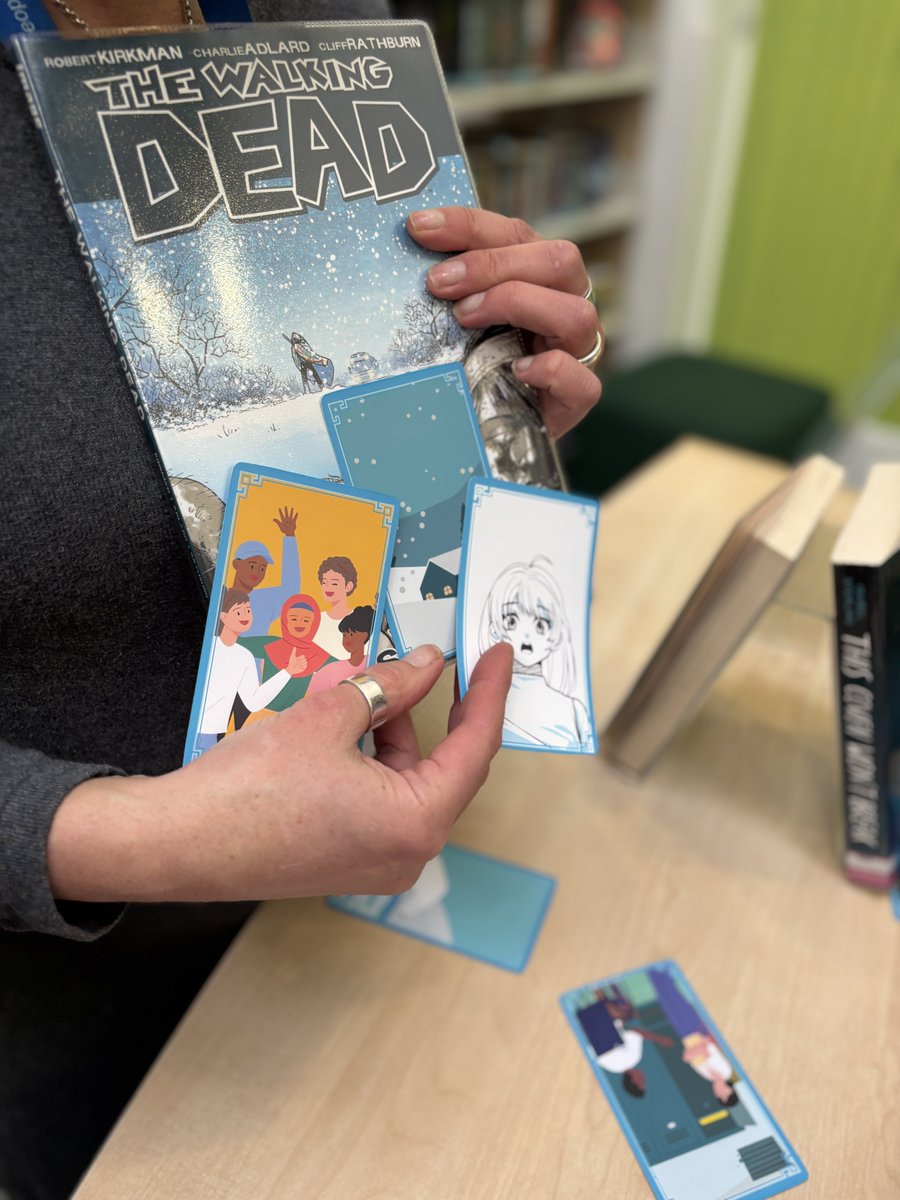 ForAcadLib's tweet photo. ๐ฉ๐ปโโ๏ธ Dispensing Story Deck book prescriptions during Crew this morning ๐
#ForfarAcademyReadingSchool #ExcelerateSchool https://t.co/0F1RU3Si0m