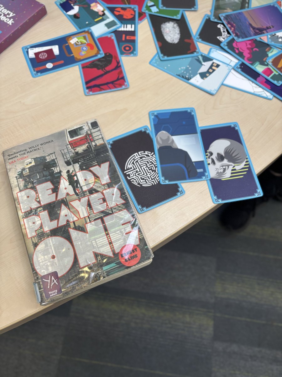 ForAcadLib's tweet photo. ๐ฉ๐ปโโ๏ธ Dispensing Story Deck book prescriptions during Crew this morning ๐
#ForfarAcademyReadingSchool #ExcelerateSchool https://t.co/0F1RU3Si0m