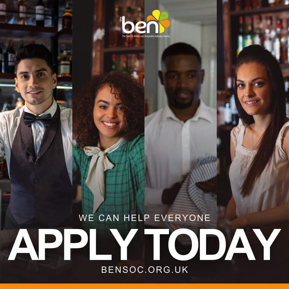 Who can we help? ⬇️ 

We help anyone in need in the drinks and hospitality industry, whatever age or background and wherever in Scotland they are based, provided they have worked in the industry full time for 2 years.

bensoc.org.uk/apply-for-fina…