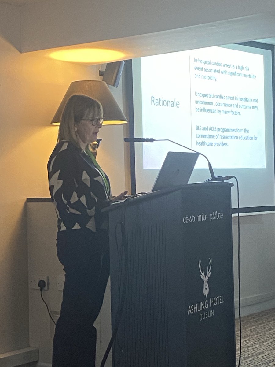 Eilis Redmond (@eilis_redmond) on Twitter photo Noeleen Kenny presenting at HSE Dublin and South East Nursing and Midwifery Symposium in relation to Cardiac Arrest Management Programme <a href="/WexGenHosp/">Wexford General Hospital</a> <a href="/HSEDubSouthEast/">HSE Dublin and South East</a> Noeleen Kenny presenting at HSE Dublin and South East Nursing and Midwifery Symposium in relation to Cardiac Arrest Management Programme <a href="/WexGenHosp/">Wexford General Hospital</a> <a href="/HSEDubSouthEast/">HSE Dublin and South East</a>