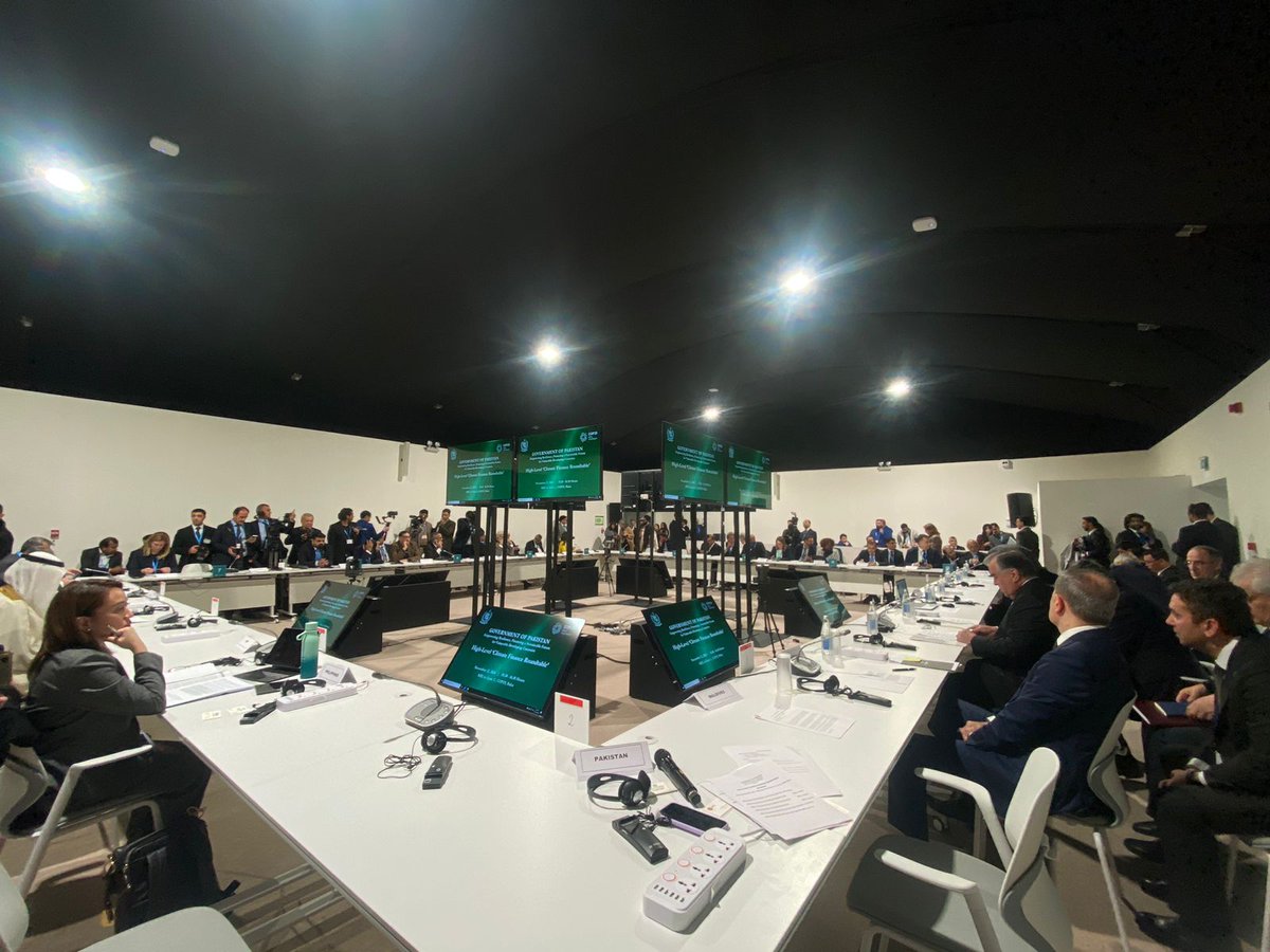 V20 Finance Ministers (@v20group) on Twitter photo At the High-Level Roundtable on Climate Finance by <a href="/ClimateChangePK/">Ministry of Climate Change, Pakistan</a>, heads of states and finance experts gather to discuss the urgent need to make climate finance more responsive, equitable, and innovative, boosting its scale, reach, and impact for vulnerable nations. #COP29 At the High-Level Roundtable on Climate Finance by <a href="/ClimateChangePK/">Ministry of Climate Change, Pakistan</a>, heads of states and finance experts gather to discuss the urgent need to make climate finance more responsive, equitable, and innovative, boosting its scale, reach, and impact for vulnerable nations. #COP29
