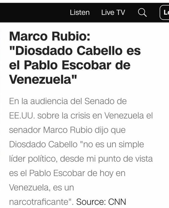 John2024vzla's tweet photo. @madeleintlSUR Epa "la Maye" avisale a tus amos #CapoCabello y al asno #NicolasMaduro que el Senador Marco Rubio 🥳será nombrado Secretario de Estado de la administracion 🇺🇸 #DonaldTrump 
Así que a llorar pal Valle, mija!! 😂😂😂 https://t.co/cX7opNitRo