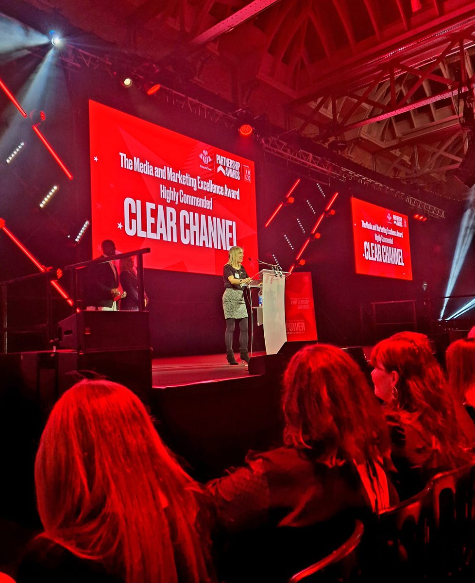 BMO_UK's tweet photo. As we celebrate the 20th year of our partnership with the @KingsTrust, Clear Channel UK was highly commended at the King’s Trust Partnership Awards in the Media & Marketing Excellence category! 🎉

A huge thank you to our #PeopleBehindThePosters who have been involved in our partnership over the years!

#KingsTrust
