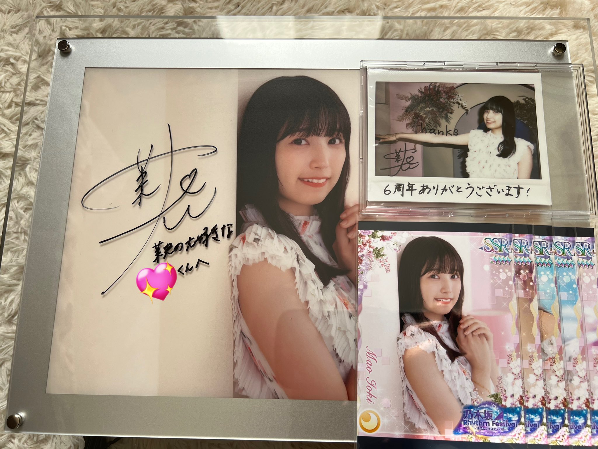 乃木フェス　池田瑛紗　直筆サイン入りチェキ、LEDフォトクロック 乃木フェス 池田瑛紗 直筆サイン入りチェキ、LEDフォトクロック 激レア