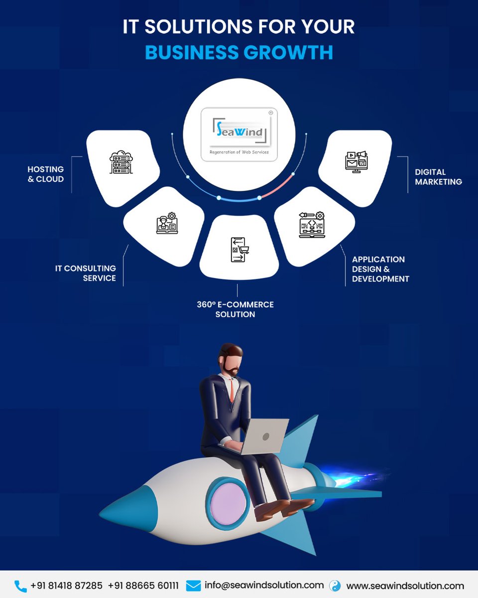 seawindsolution's tweet image. 🌐 IT Solutions for Your Business Growth | Seawind Solutions 💼✨

#seawindsoltion #itsolution #business #businessgrowth #hosting #cloud #itconsultingservice #digitalmarketing #appliction #design #devlopment #ecommerce #seo