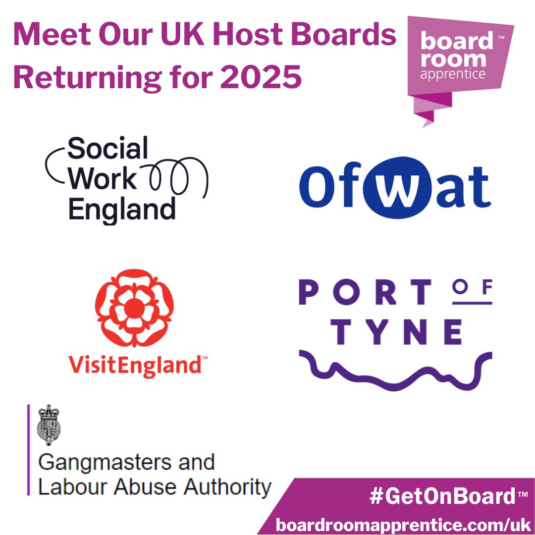 ✨Meet Our Returning Host Boards ✨

We are excited to announce our returning Host Boards joining UK Boardroom Apprentice for another year!

Would you like to be their next UK Boardroom Apprentice?

Find out more 👉 boardroomapprentice.com/how-to-apply

#GetOnBoard