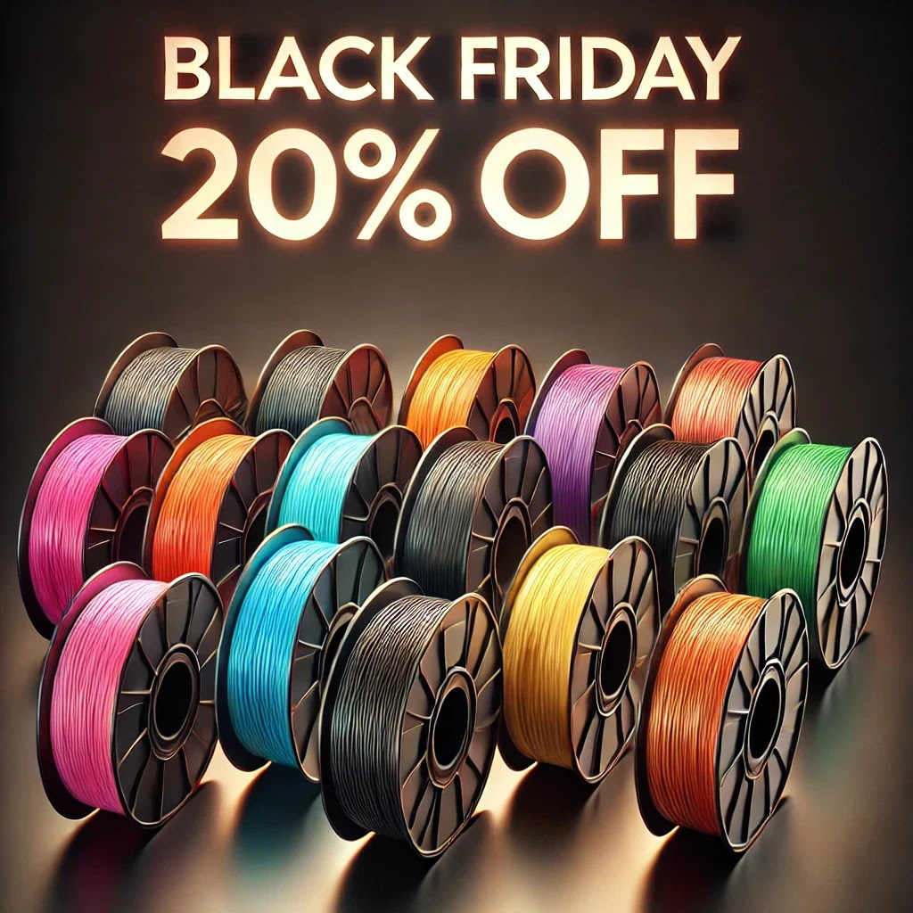¡Empezamos Black Friday con un 20 % de descuento en todo el PLA!
#leon3d #3d #blackfriday #filamento3d