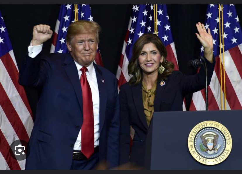 President Trump picked Kristi Noem to lead the Department of Homeland Security.

This is the first pick I'm not thrilled with. How about you?