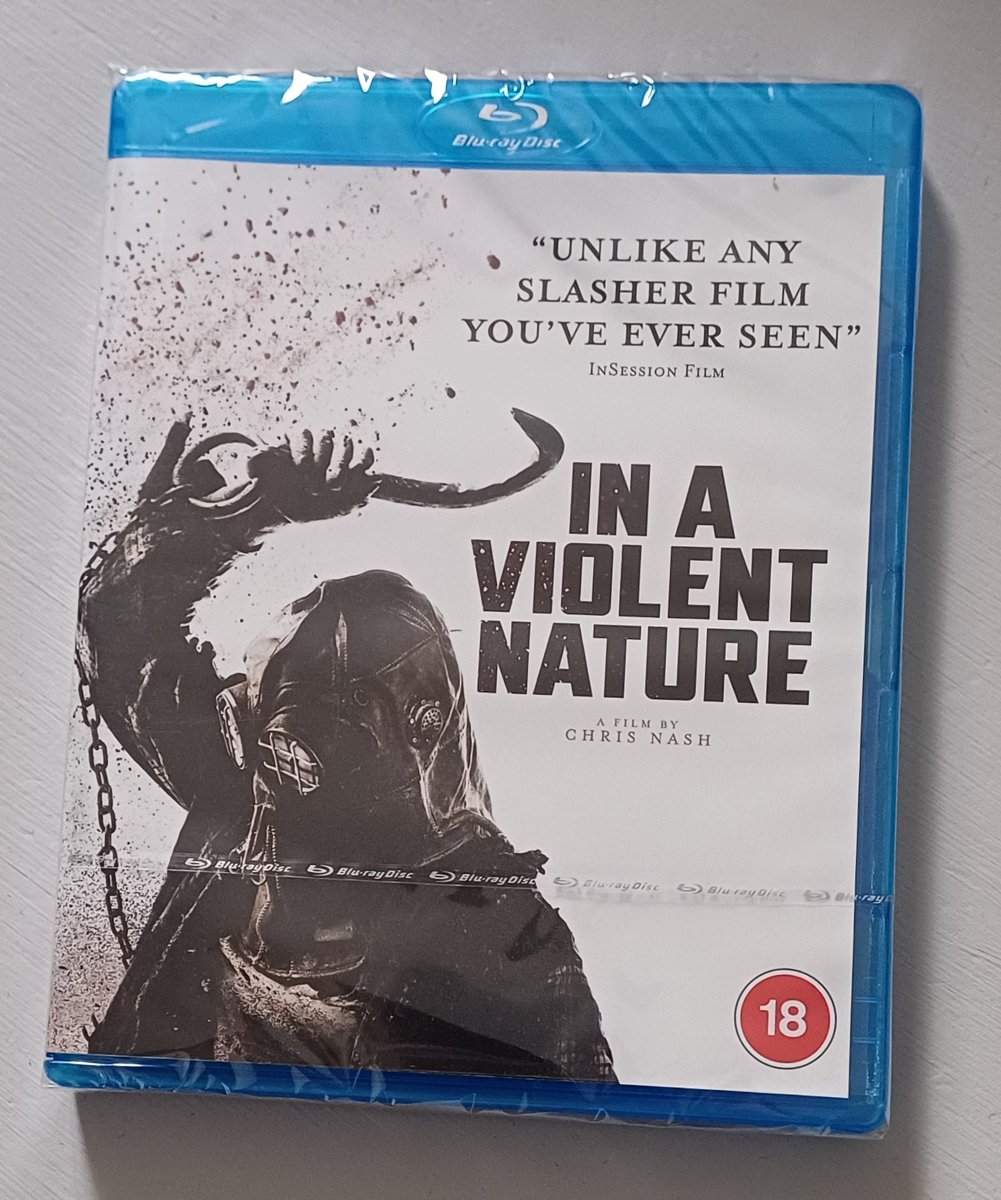 TheFilmFair's tweet photo. Recent #PhysicalMedia addition... on blu-ray #InAViolentNature (2024 - Dir. #ChrisNash) #RyBarrett #AndreaPavlovic #CameronLove https://t.co/bPLCqnOlB2