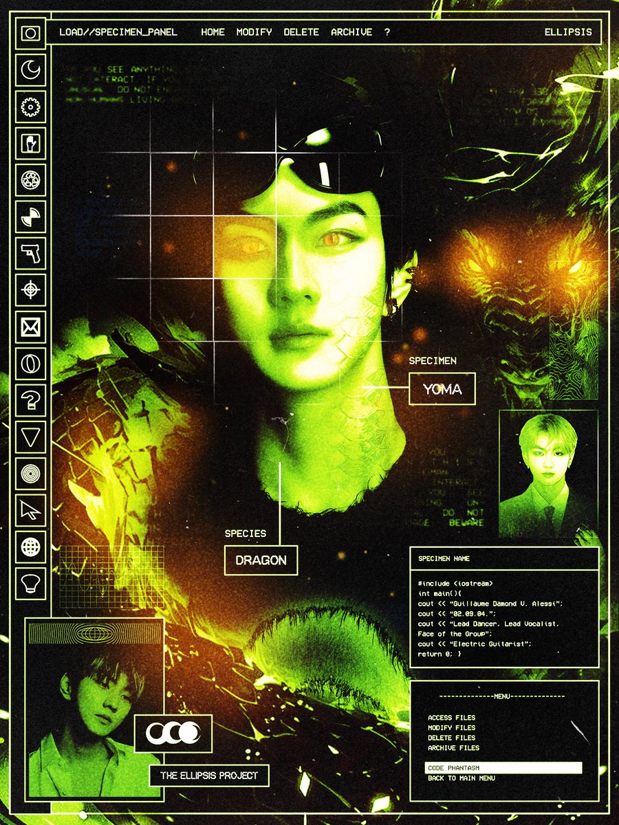 fireguilt's tweet image. ⠀⠀

            『   THE   ELLIPSIS   PROJECT   』
            ۝   SPECIMEN  ⎯⎯⎯    #YOMA
         11.20.24     KEEP   THEM   GUESSING

⠀⠀️️     ⠀⠀