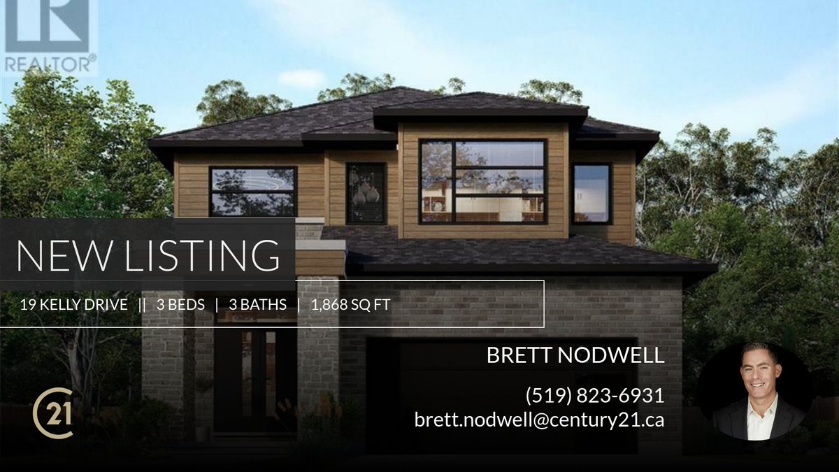 📍 New Listing 📍 Take a look at this fantastic new property that just hit the market located at 19 Kelly Drive in Thamesford. Reach out here or at (519) 823-6931 for more information

Brett Nodwell, Broker of Record
Century 21 Fir... homeforsale.at/19_KELLY_DRIVE…
