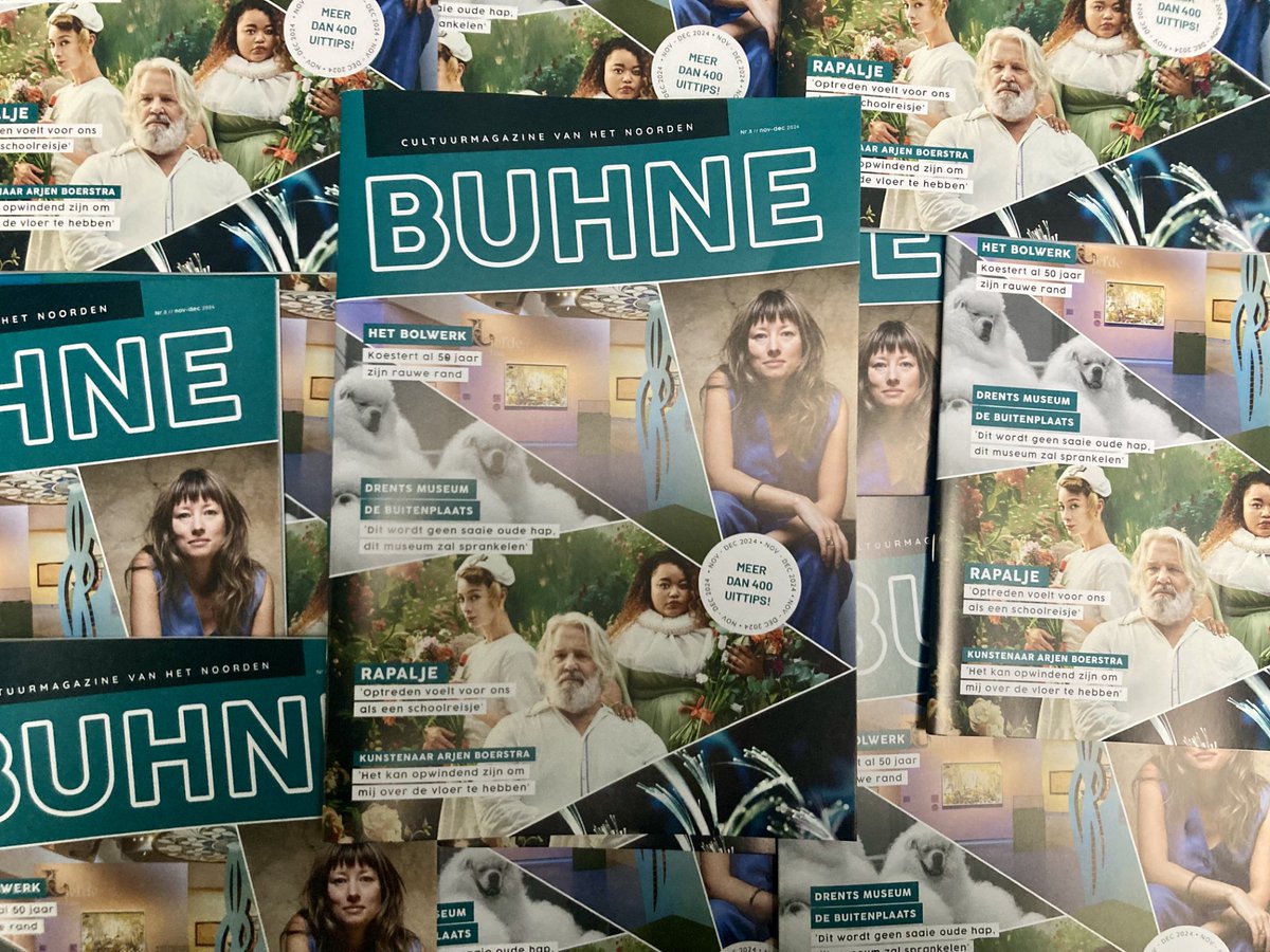 Nu op de deurmat of bij je lokale theater, café of koffiehuis! BUHNE #8 🔥

De  nov/dec 2024-editie van BUHNE biedt opnieuw een uitgebreid overzicht  van de cultuur in Noord-Nederland.