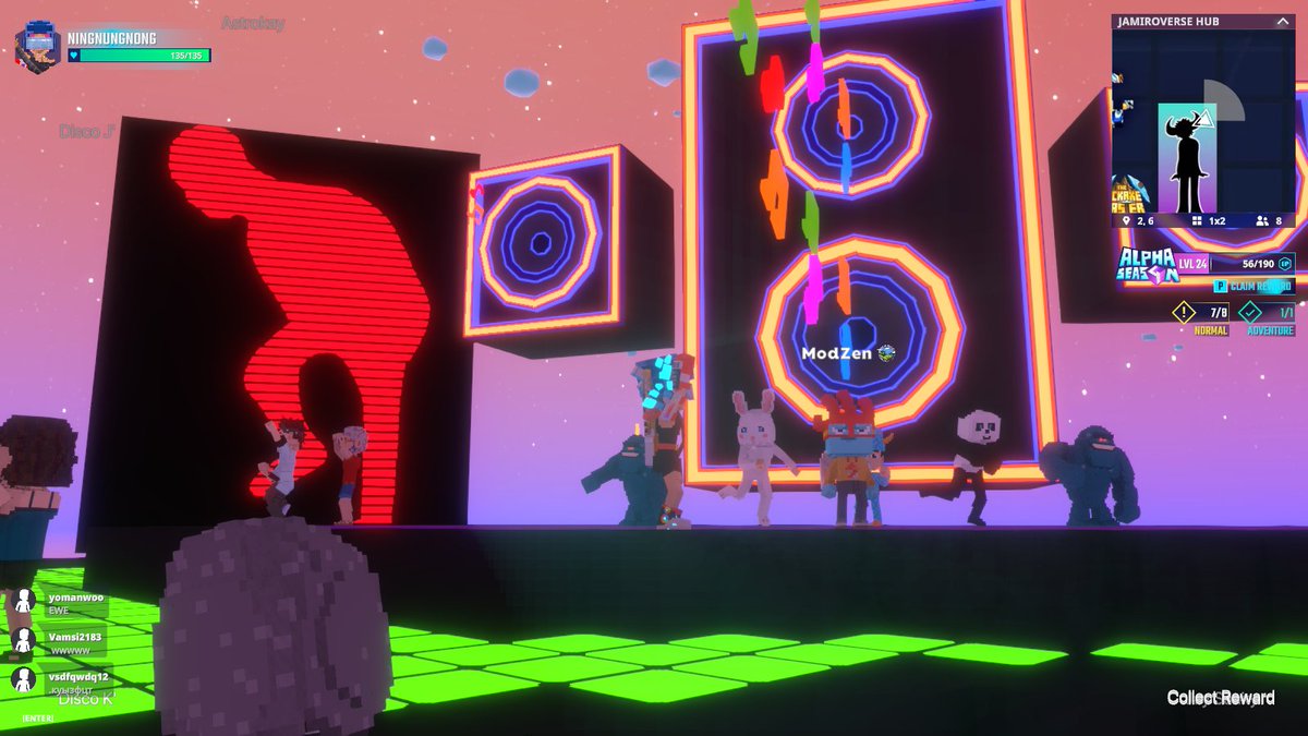 EatwitUs's tweet photo. Vibin' out with @JamiroquaiHQ in @TheSandboxGame. Talk about virtual insanity 🤪😵‍💫 @TheSandboxGame https://t.co/EQ2EXRA8Bv #TheSandbox #AlphaSeason4 #AS4SocialChallenge https://t.co/KchZEqhTHe