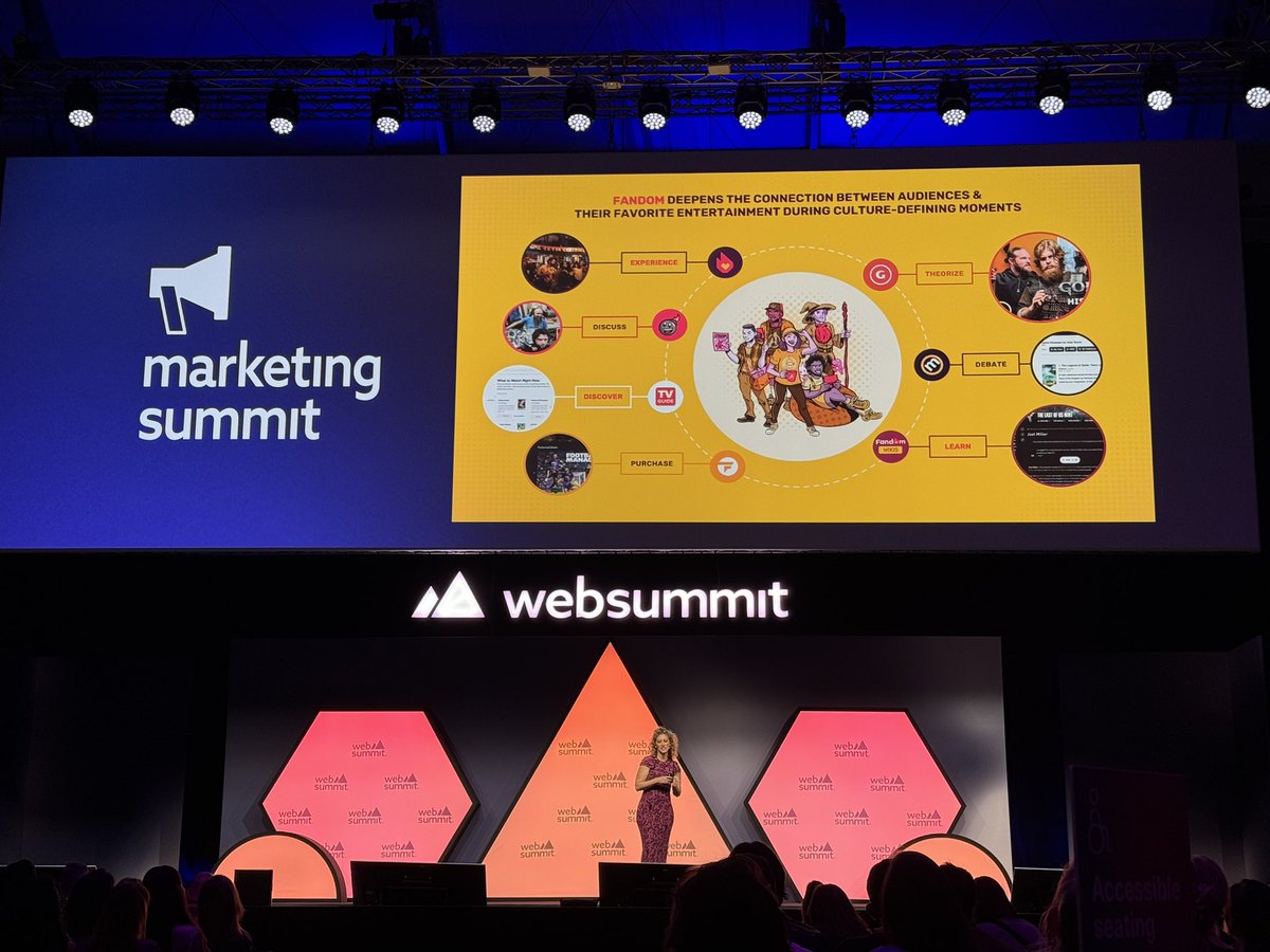 browserd's tweet image. How important it was to politicians to be listening to a #fandom panel…
“Me time” discussed at @WebSummit #marketingsummit stage, with @getFANDOM CMO Stephanie Fried.
#WebSummit #webSummit2024