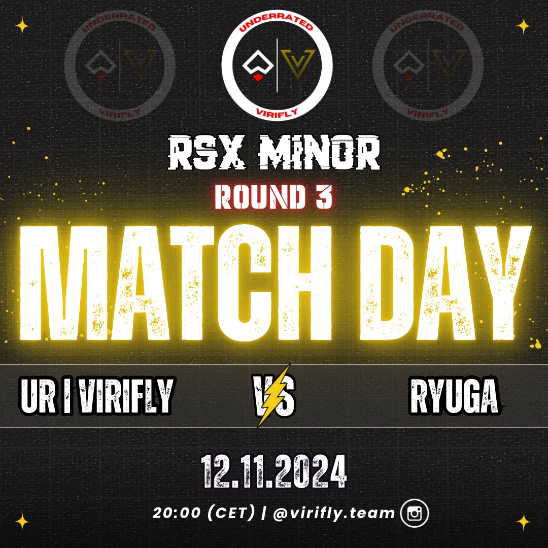 OfficialVirifly's tweet photo. ⚔️ 𝗠𝗔𝗧𝗖𝗛 𝗗𝗔𝗬!
⛓️ @RSXPL
𝗥𝗼𝘂𝗻𝗱 𝟯
🆚 𝗥𝘆𝘂𝗴𝗮
🕰️ 20:00 CET
⚙️ Bo3
𝗟𝗶𝗻𝗲 𝗨𝗽:
𝗣𝗼𝗿𝗽𝗼𝗿𝗮𝗩𝗥 @xPorpora (𝗖)
𝗚𝗲𝗺𝗶𝘁𝗼𝗩𝗥 @VvNoos7
𝗣𝗲𝘅𝗶𝗻𝗵𝗼𝗩𝗥 @trpicalPeex
𝗭𝗮𝗮𝗿𝗸𝗼𝗩𝗥 @Zarkoo
𝗛𝗮𝗰𝗼𝗼𝗩𝗥 @Hacoovic
#GLHF #GoVR https://t.co/R8c6CglHGn
