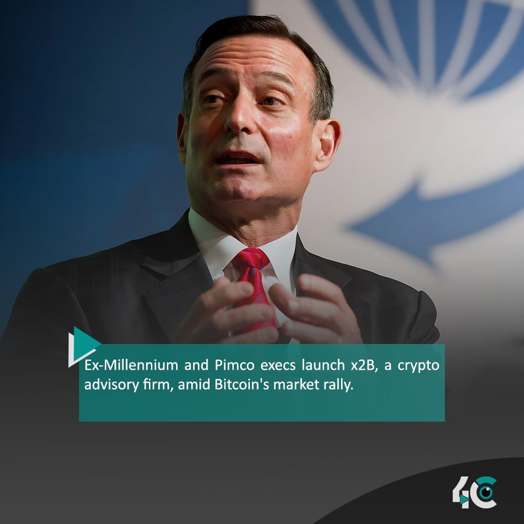 4cby360's tweet image. Former Wall Street executives launch cryptocurrency advisory firm x2B to guide the growing market

4cmediaco.com/wall-street-ex… 

#crypto #wallstreet #Pimco #x2B #Bitcoin #MichaelBressler