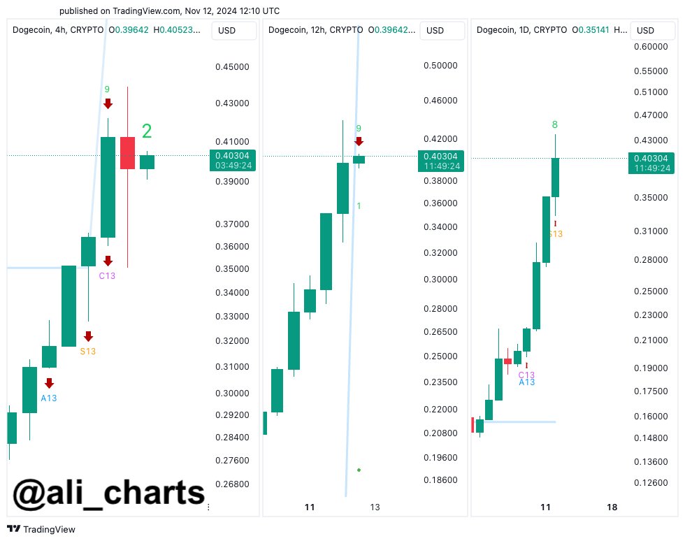 Dogecoin Price Chart