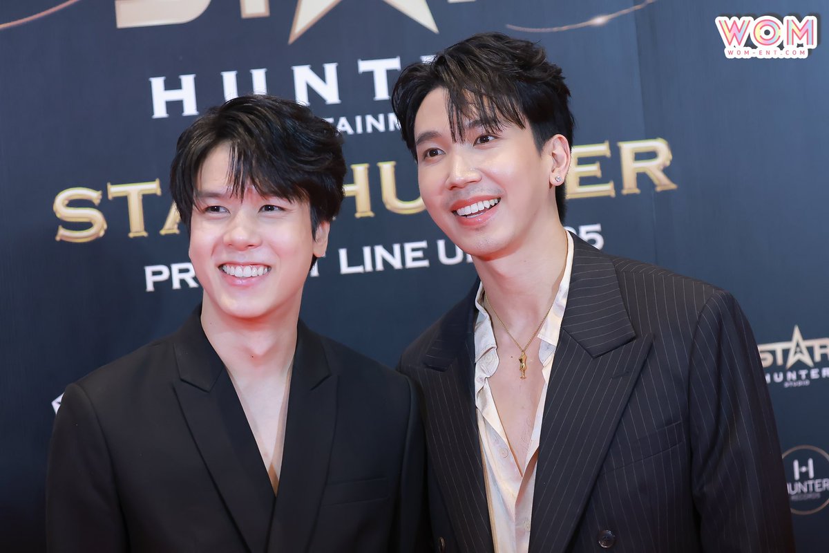 WOMENTERTAIN's tweet photo. " จ๊อบ - พอร์ช " ร่วมเดินพรมแดง ในงาน งานแถลงข่าวเปิดตัว STAR HUNTER PROJECT LINE UP 2025
STH PROJECT LINE UP
#STHProjectLineup2025
#JobKrisz #พอร์ชเป็นบ้า
#jobporsche
#STHProjectLineup2025 https://t.co/PkI7TwqI4p