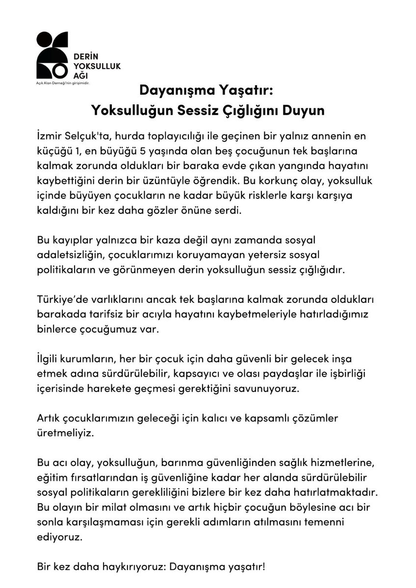 Derin Yoksulluk Ağı tweet media
