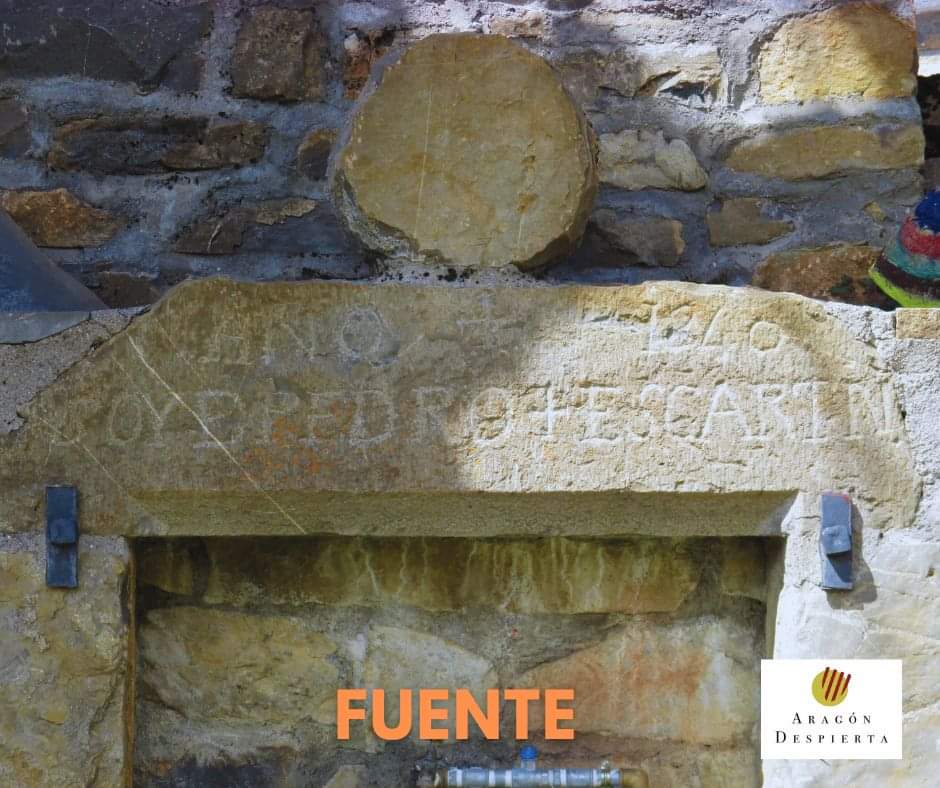 AragonDespierta's tweet photo. 🙂🙂 Esta fuente está en #Espierre (término municipal de #Biescas, Comarca #AltoGállego), y nos dice "AÑO 1840. SOY DE PEDRO ESCARTÍN" https://t.co/9vFLhMUira