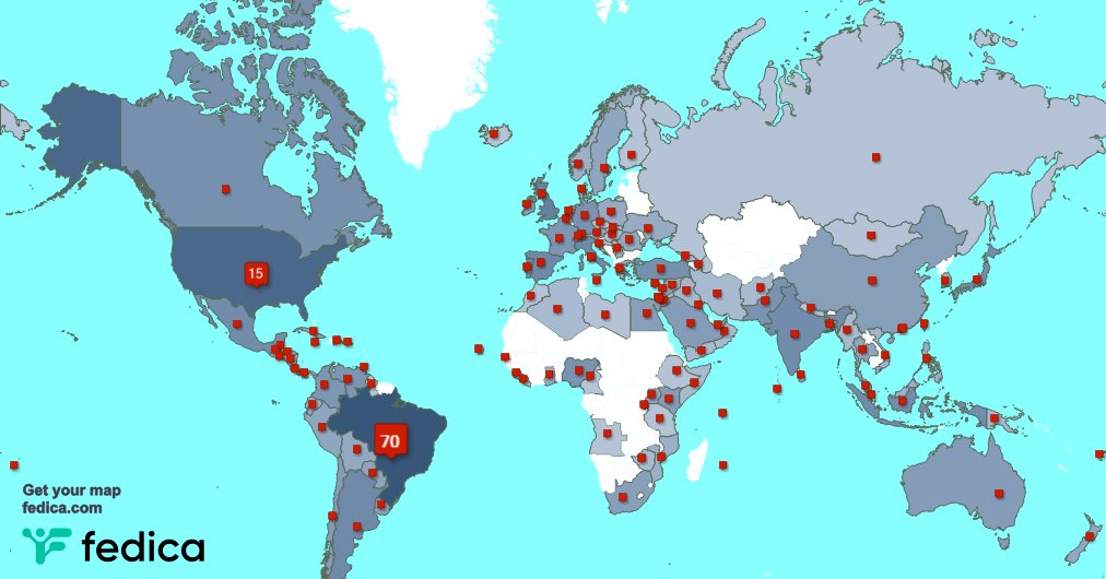 Muito obrigado aos meus 7 novos seguidores que vivem no Reino Unido, e mais na semana passada. fedica.com/!Antonia711