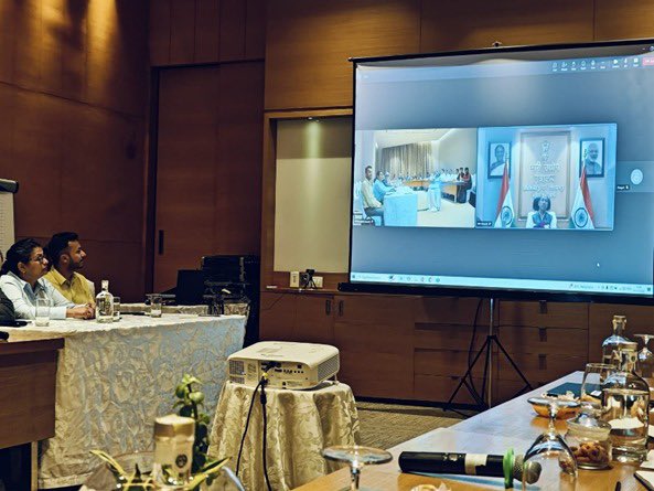 Ministry of Heavy Industries (@mhi_goi) on Twitter photo Shri <a href="/vijaymittal4/">vijay mittal</a> , JS, MHI, addressed ICEMA’s 'Technology and Sustainability panel' meeting held on 11th Nov, 2024 at Bengaluru through VC, and appreciated efforts of ICEMA. He also apprised the industry representatives about benefits of OTR 2024 of MHI.
#MHI Shri <a href="/vijaymittal4/">vijay mittal</a> , JS, MHI, addressed ICEMA’s 'Technology and Sustainability panel' meeting held on 11th Nov, 2024 at Bengaluru through VC, and appreciated efforts of ICEMA. He also apprised the industry representatives about benefits of OTR 2024 of MHI.
#MHI