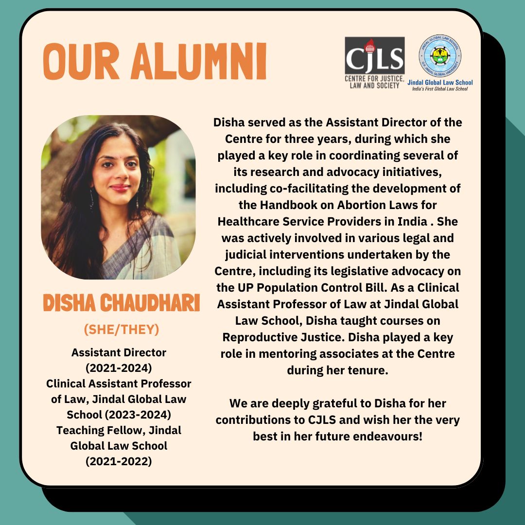 Centre for Justice, Law and Society (CJLS) tweet media