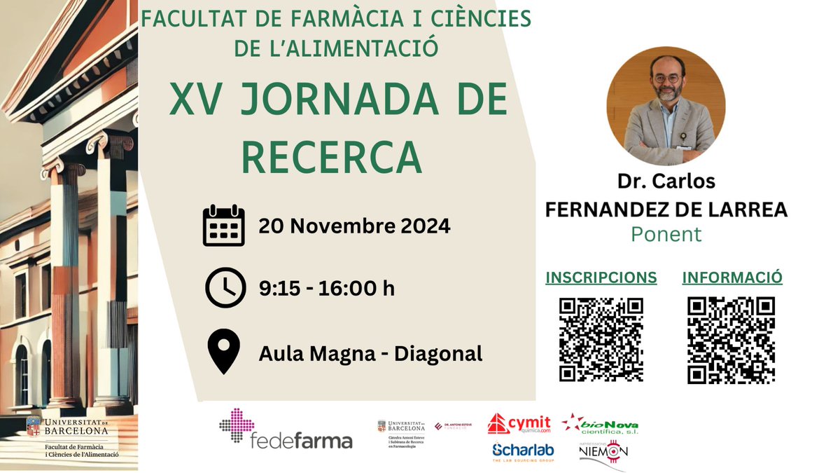 Facultat de Farmàcia i Ciències de l'Alimentació tweet media