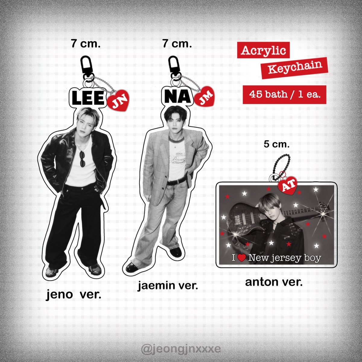 pls kindly rt 🎱♥️

จะเปิดหารมีใครอยากหารด้วยมั้ยคะ🥹

🎠Acrylic keychain 
jeno 7 cm.
jaemin 7 cm.
anton 5 cm.
เมมเบอร์ละ 45 บาท 

ถ้าสนใจฝาก กดเฟบ/เมนชั่น ให้หน่อยนะคะ🥺
หรือให้แท็กเรียกกรอกฟอร์มได้เลยคับ

🪬 docs.google.com/forms/d/e/1FAI…

#ตลาดนัดnct #ตลาดนัดnctdream #ตลาดนัดriize
