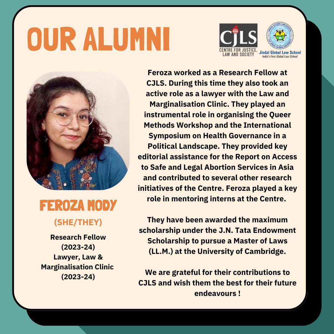 Centre for Justice, Law and Society (CJLS) tweet media