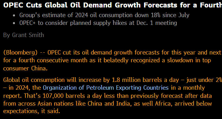 eddynrj's tweet image. If even OPEC is starting to see lower demand coming, i don't know what to say ...