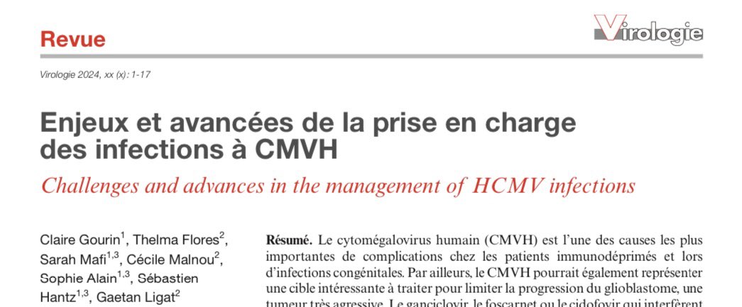 Gaëtan Ligat (@gaetanligat) on Twitter photo 🆕 Our new review in <a href="/revue_virologie/">Virologie</a> is now available online! 🦠
jle.com/10.1684/vir.20…
<a href="/SFV_France/">Societe Francaise De Virologie</a> <a href="/SFMicrobiologie/">SFM_Microbiologie</a> <a href="/sfm_jm/">Section Des Jeunes Microbiologistes de la SFM</a> <a href="/InfinityTLS/">Infinity Toulouse</a> @ViNeDysLab <a href="/RESINFIT/">UMR 1092 RESINFIT - 𝘊𝘰𝘮𝘱𝘵𝘦 𝘪𝘯𝘢𝘤𝘵𝘪𝘧</a> <a href="/Inserm/">Inserm</a> <a href="/CNRS/">CNRS 🌍</a> <a href="/UT3PaulSabatier/">UT3 Paul Sabatier</a> <a href="/Univ_Toulouse/">Université de Toulouse</a> <a href="/CHUdeToulouse/">CHU de Toulouse - compte inactif</a> @unilim <a href="/CHULimoges/">CHU de Limoges</a> 🆕 Our new review in <a href="/revue_virologie/">Virologie</a> is now available online! 🦠
jle.com/10.1684/vir.20…
<a href="/SFV_France/">Societe Francaise De Virologie</a> <a href="/SFMicrobiologie/">SFM_Microbiologie</a> <a href="/sfm_jm/">Section Des Jeunes Microbiologistes de la SFM</a> <a href="/InfinityTLS/">Infinity Toulouse</a> @ViNeDysLab <a href="/RESINFIT/">UMR 1092 RESINFIT - 𝘊𝘰𝘮𝘱𝘵𝘦 𝘪𝘯𝘢𝘤𝘵𝘪𝘧</a> <a href="/Inserm/">Inserm</a> <a href="/CNRS/">CNRS 🌍</a> <a href="/UT3PaulSabatier/">UT3 Paul Sabatier</a> <a href="/Univ_Toulouse/">Université de Toulouse</a> <a href="/CHUdeToulouse/">CHU de Toulouse - compte inactif</a> @unilim <a href="/CHULimoges/">CHU de Limoges</a>