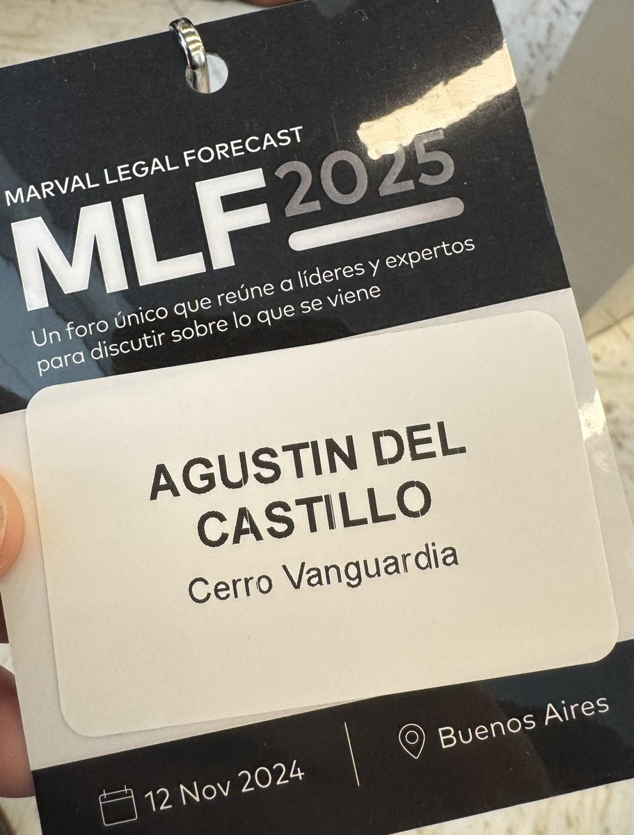 agustindc's tweet photo. Participando del MLF 2025 organizado por @marvalofarrell #PR https://t.co/rKuoXkVToj