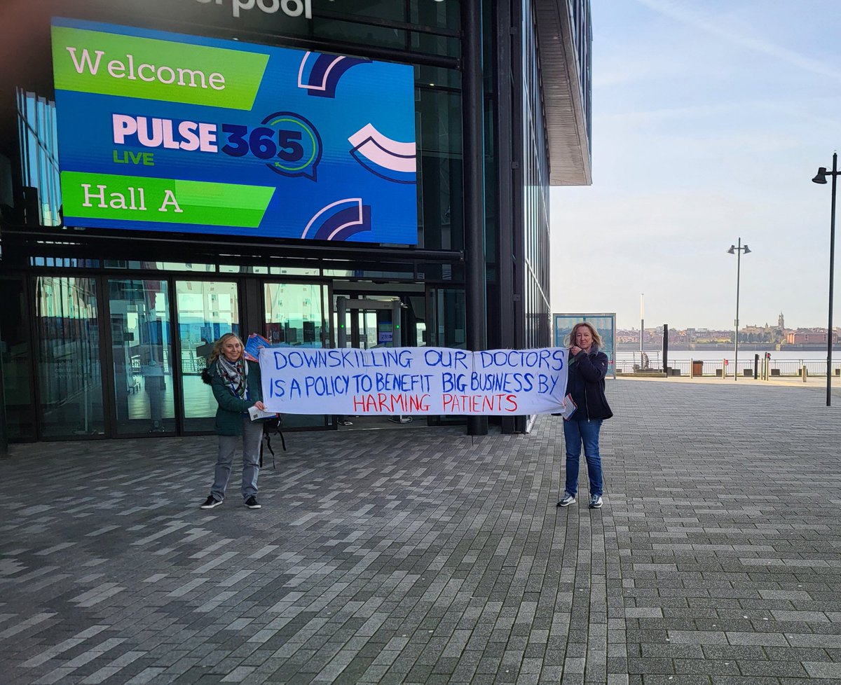 Mary Whitby 🇵🇸 (@19mw98) on Twitter photo Lots of conversations with GPs & even with <a href="/NHSProviders/">NHS Providers</a> outside their conference in #Liverpool- we are demanding reinstatement of a national health service & the right to see a Doctor not a dangerous replacement Lots of conversations with GPs & even with <a href="/NHSProviders/">NHS Providers</a> outside their conference in #Liverpool- we are demanding reinstatement of a national health service & the right to see a Doctor not a dangerous replacement