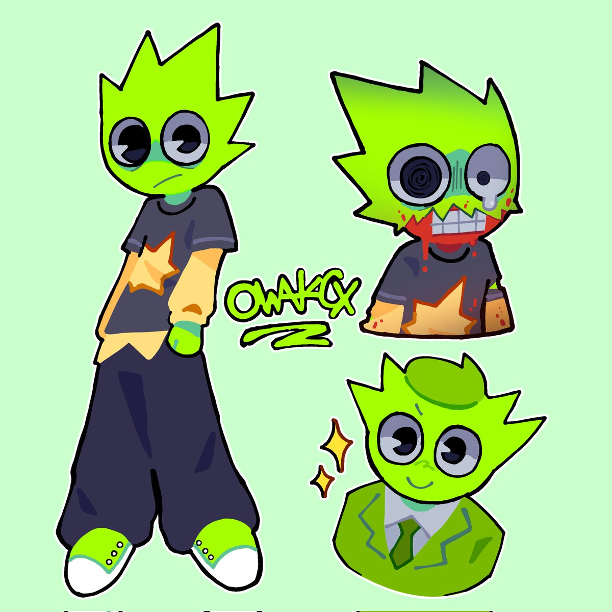 OWAKCX!!! (I tried Playfullysilly's Art style) #SprunkiOwakcx